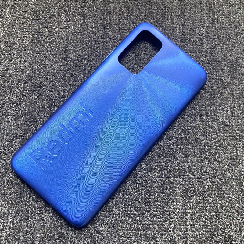 Batterij Cover Voor Xiaomi Redmi 9T Terug Glas Panel Achterdeur Behuizing Case 6.53 Inch J19S M2010J19SG M2010J19SY: blue