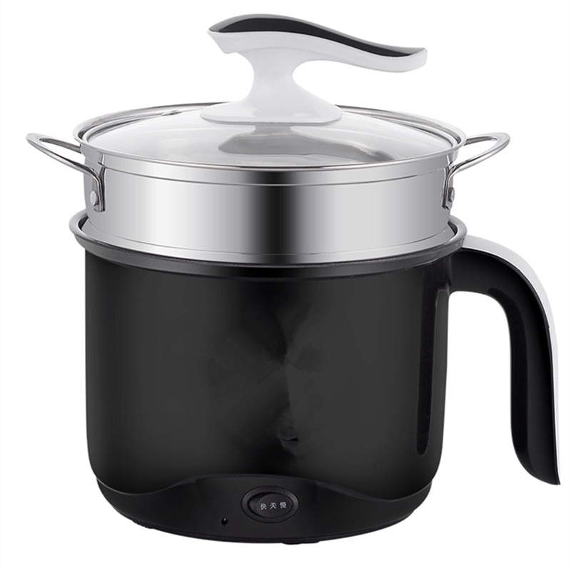 220V 1.2L/1.8L Multifunction Electric Cooking Pot Machine Single/Double Layer Available Pot Multi Cooker EU/AU/UK/US plug