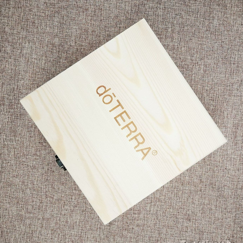Voor Doterra Houten Opbergdoos 25 Slots Carry Organizer Etherische Olie Flessen Aromatherapie Container Opbergdoos Geval: 25slots with logo