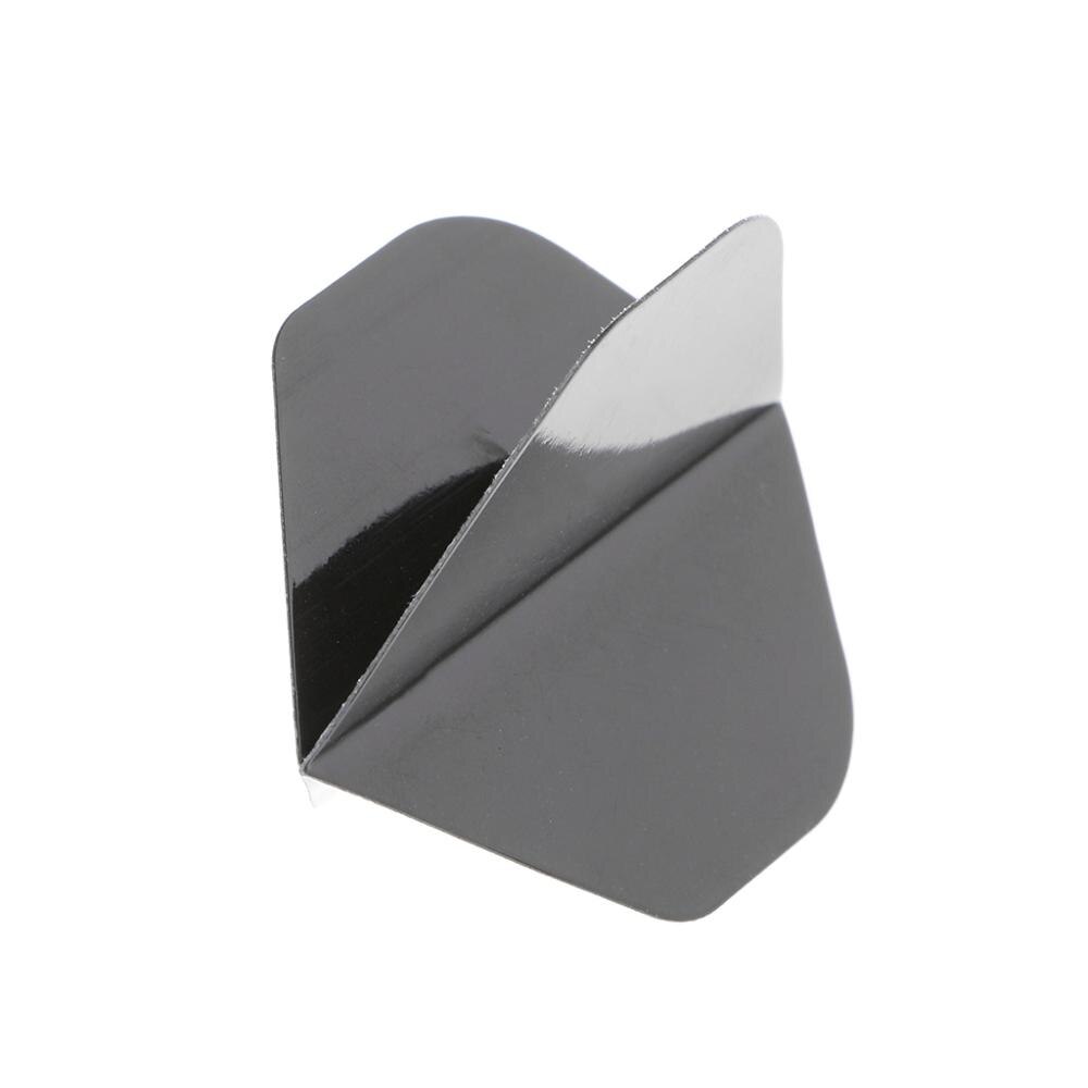 30 Pcs Simple Pure Black PET Dart Flights