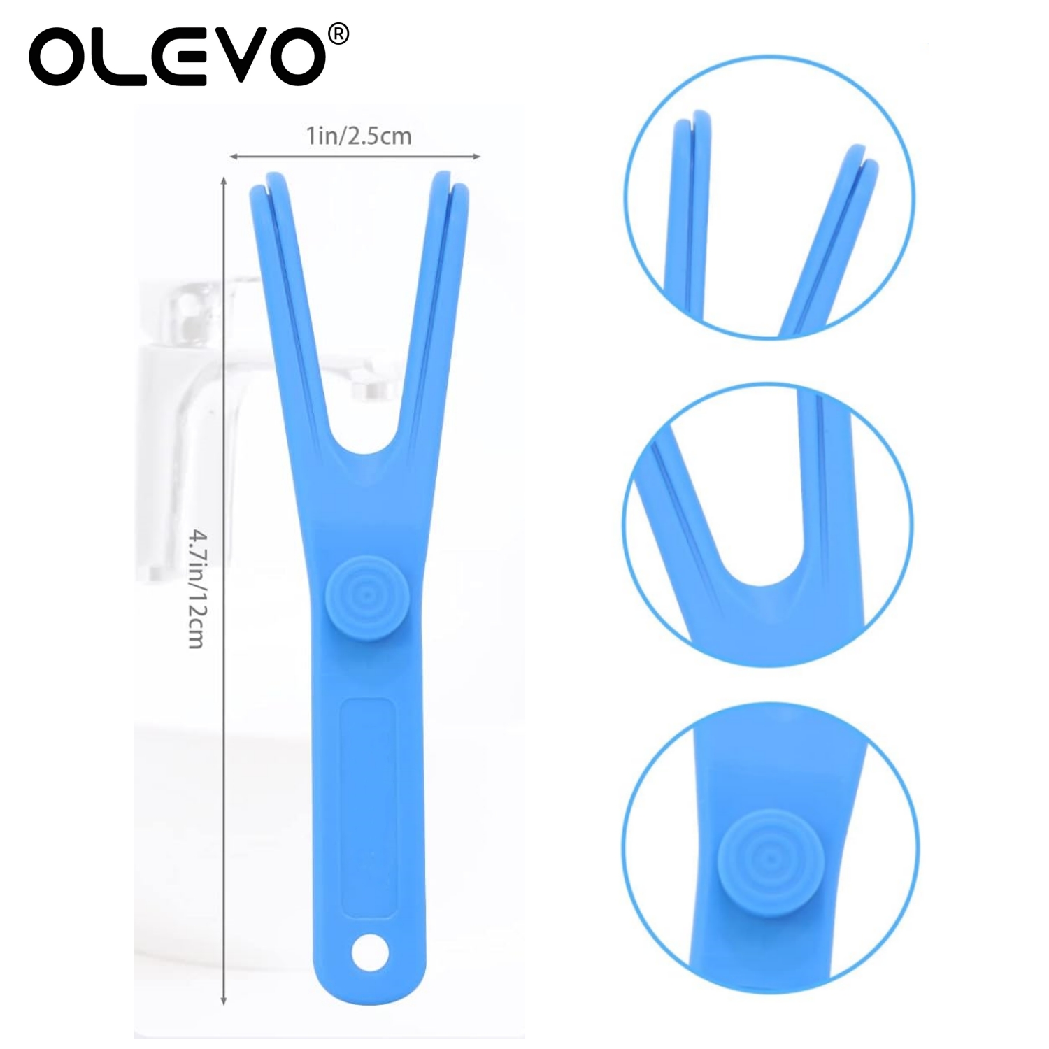 1Pc Dental Floss Holder Aid Oral Hygiene Tooth Pick Holder Reusable for Interdental Teeth Cleaner Breath Fresh Oral Care Tools