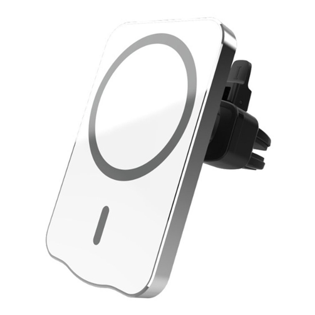 15W Magnetische Auto Draadloze Oplader Qi Snel Opladen Air Auto Voor 12 Stand Telefoon Houder Aluminium B8 Draadloze lader