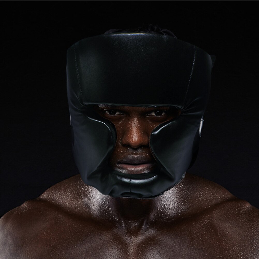 Muay Thai Boksen Helm Hoofd Protector Karate Kickboxing Beschermende Hoofddeksels Voor Veiligheid Werken-Out Ornamenten