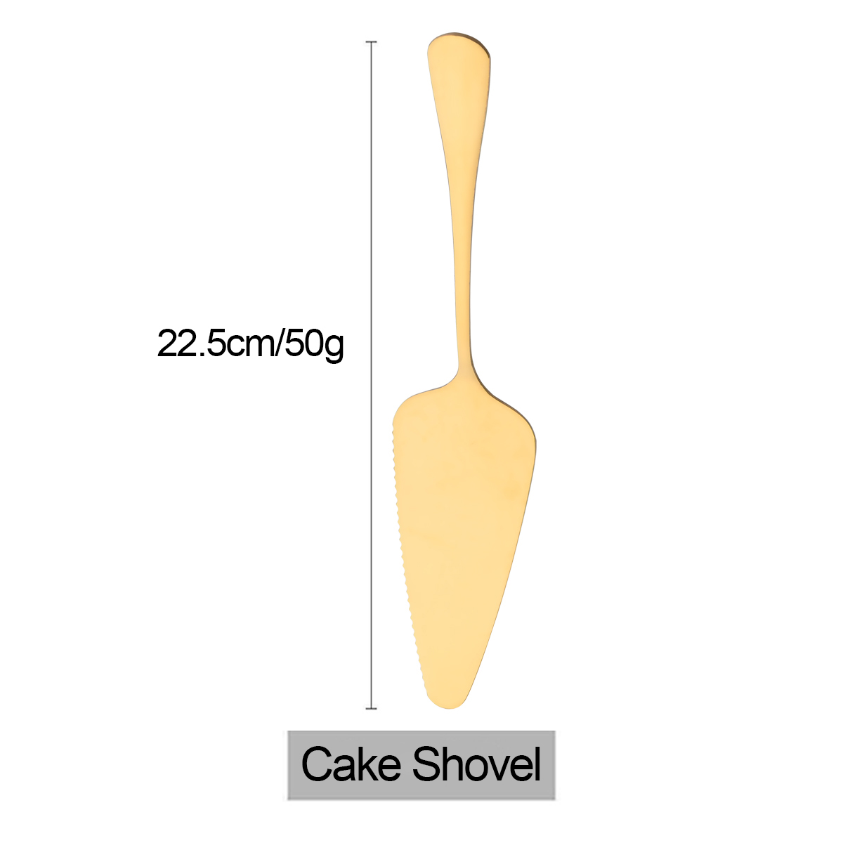 Gold Triangle Pizza Spatula Set Stainless Steel Toothed Cake Spatula Cheese Spatula Cake Spatula Baking Kitchen Accessories Tool