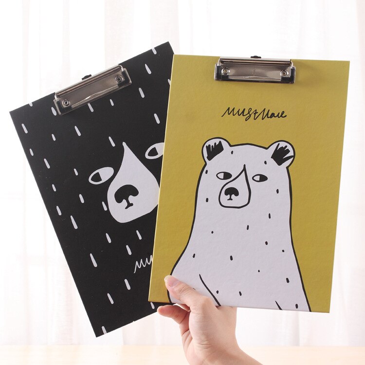 A4 Paper Clipboard Cartoon Paper Writing Pads as Big A4 File Folder