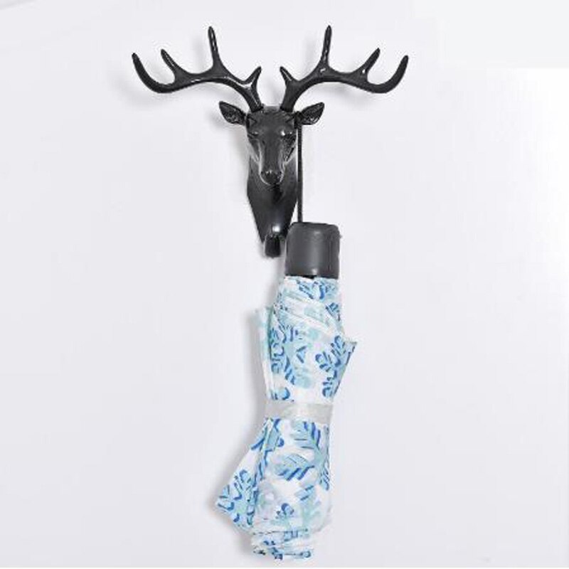 Colgador de pared Vintage con cuernos de venado para colgar ropa, sombrero, bufanda, llavero, cuernos, perchero, decoración de pared