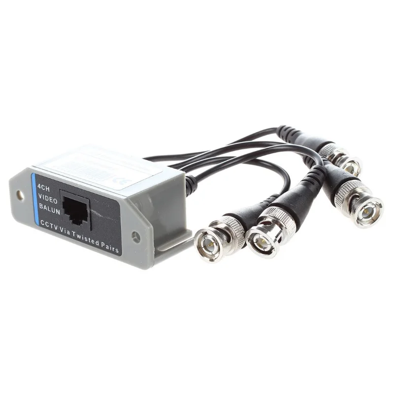 ESCAM 4-Kanal Video Balun BNC UTP Katze5 Absender für CCTV/Überwachung Kamera Trend