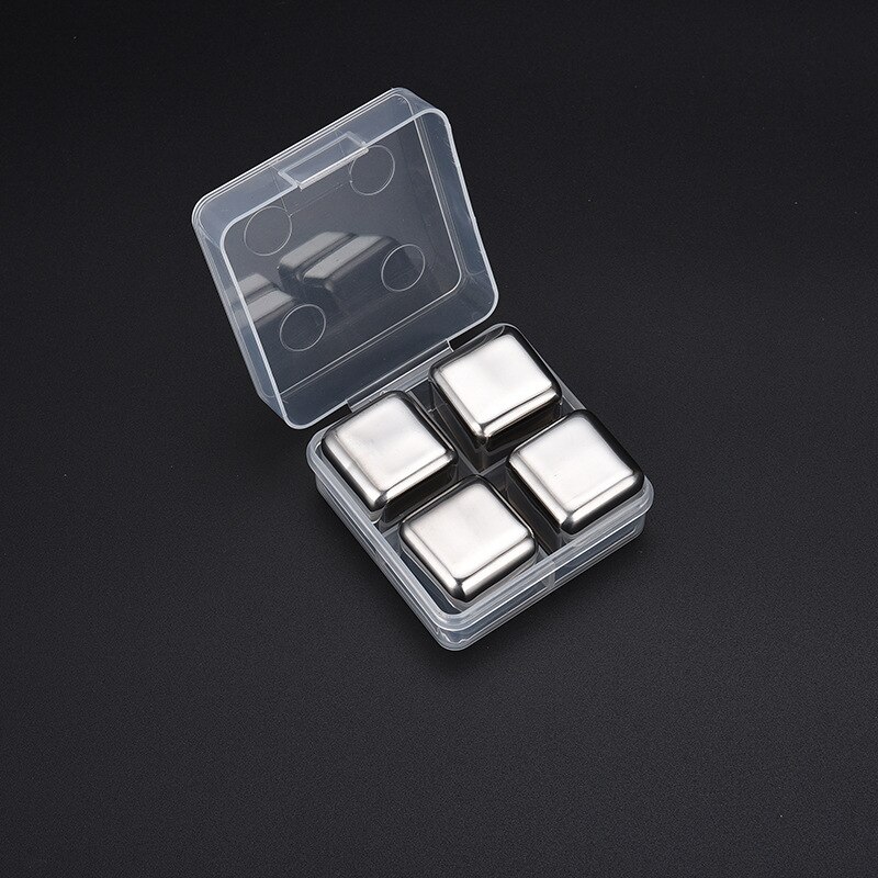 304 stainless steel ice cubes can be reused. Frozen ice cubes are used for rapid cooling of whiskey and longer: Set 3