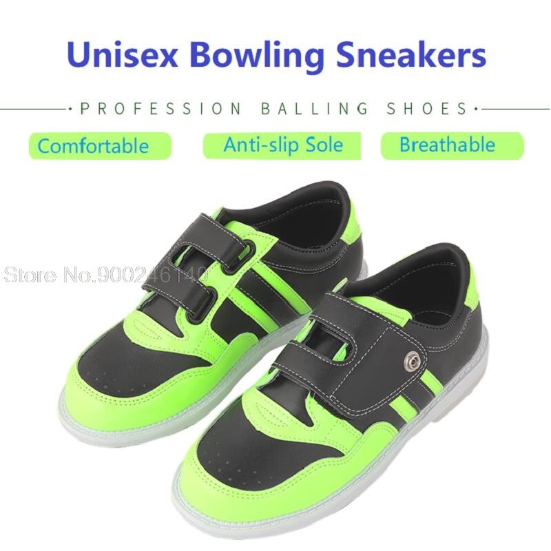 Chaussures de Bowling respirantes pour hommes et femmes, baskets de sport, respirantes, antidérapantes, avec semelle, 34-47