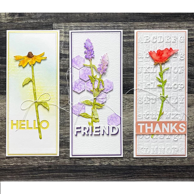 3D Embossed Folder For DIY Making English Alphabet Background Greeting Card Scrapbooking No Stamps Metal Cutting Dies