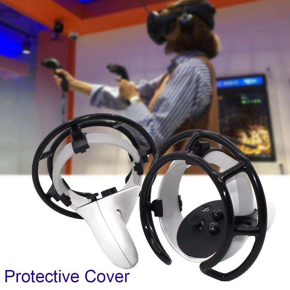 1 par reservdelar flerskyddsskydd skyddsskydd lättviktskontrollram antichock för oculus quest 2