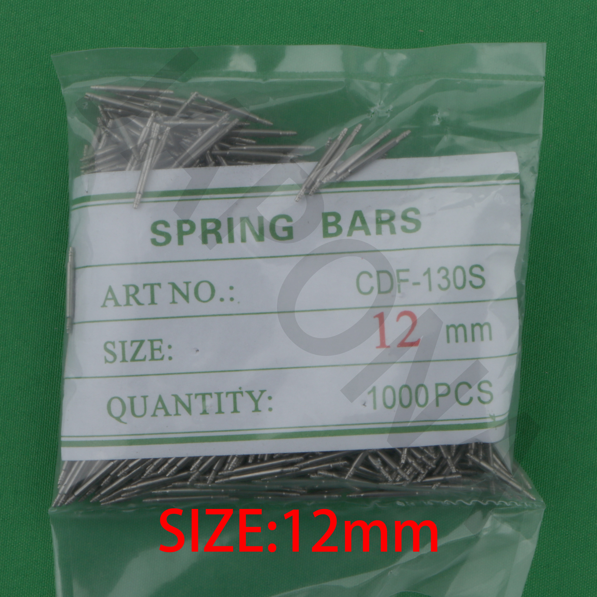 Horloge lente bar tool Horloge accessoires voor horloge winkel lente dik 1000PCS 8mm 10mm 12mm 14mm 16mm 18mm 20mm 22mm 23mm 24mm: Bruin