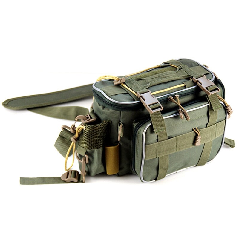 Sac de pêche étanche multifonctionnel, sac de taille pour Sports de plein air, sac de rangement d'équipement pour leurres