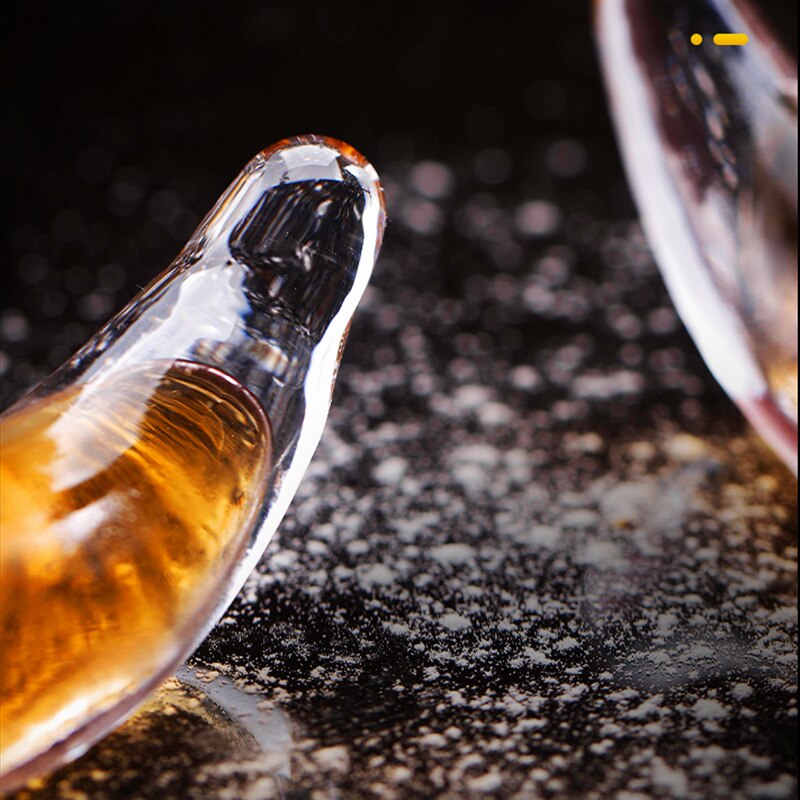 Spansk stil oksehorn snapseglass regnbue cocktailkopp bar nattklubb beruset brennevin vodka vinglass