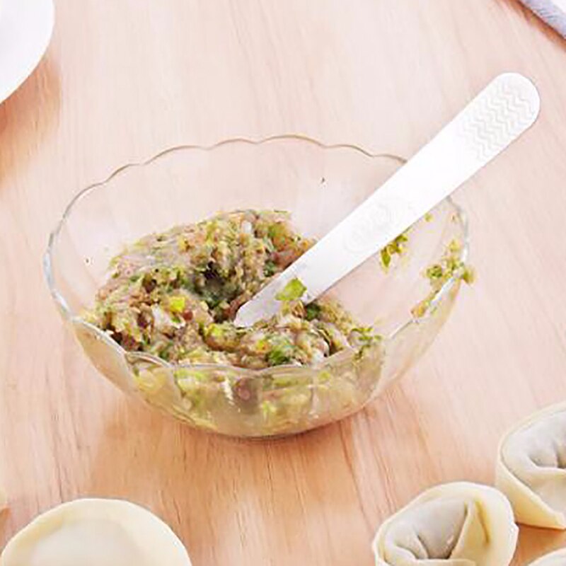 Japansk stil rostfritt stål stoppning sked kök prylar diy verktyg hushåll dumpling fyllningar sked