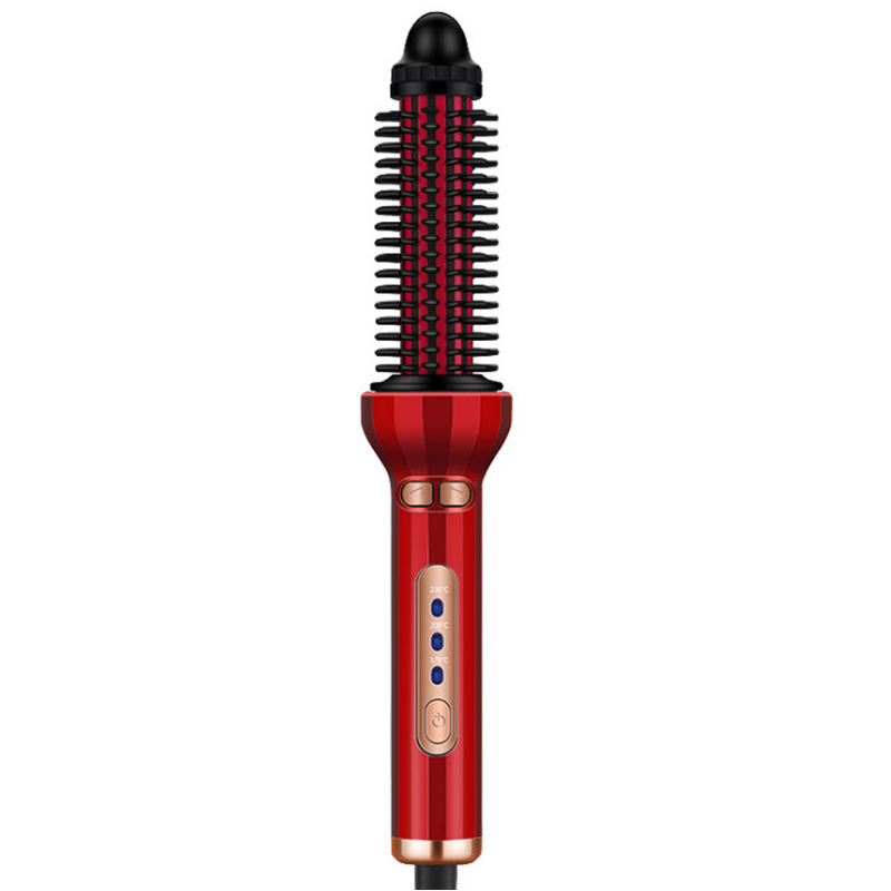 Een Stap Haar Blower Borstel Air Brush Stijltang Haar Krultang Vrouwen Haar Styling Tools Professionele Haardroger 40W: Red