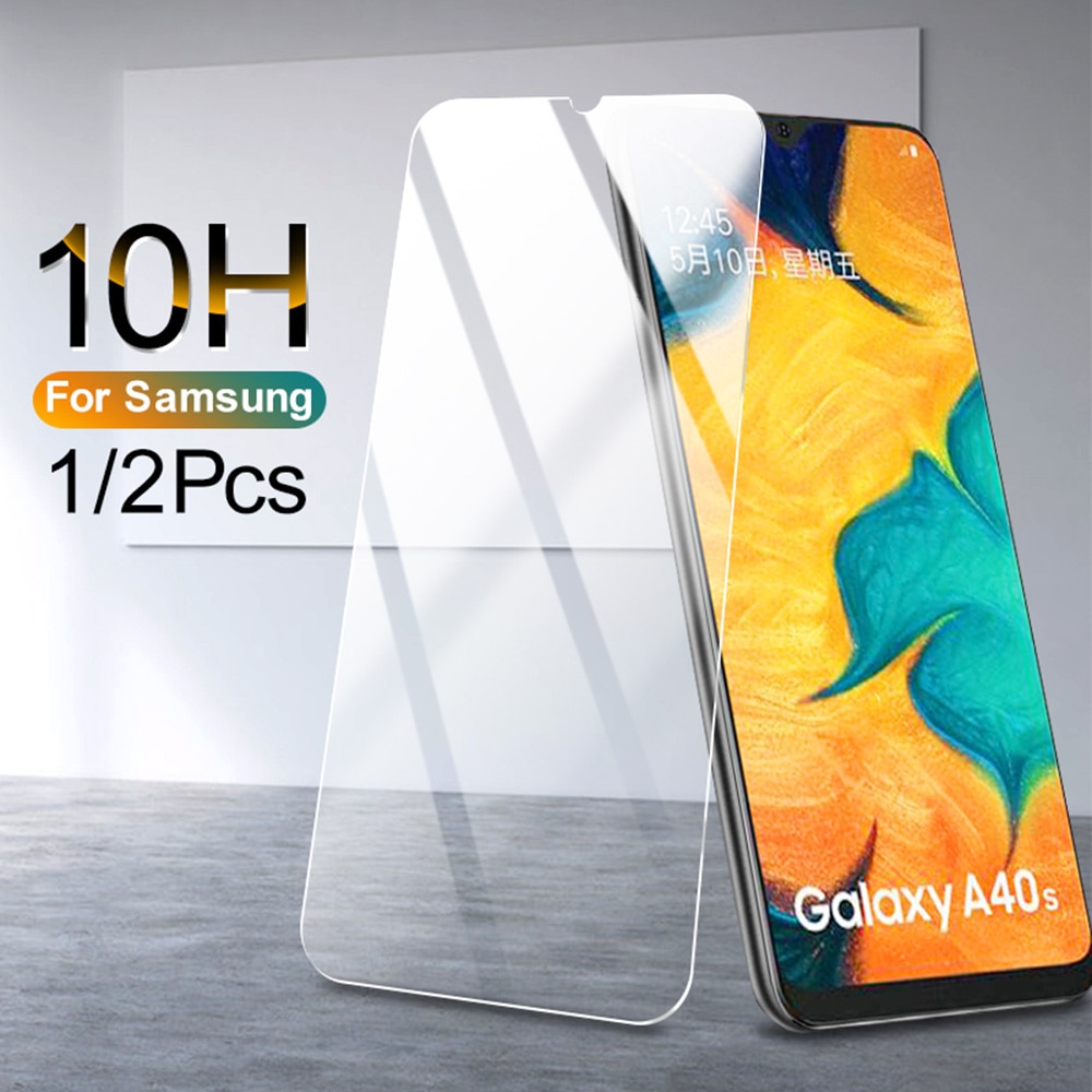 2Pcs Gehard Glas Voor Samsung Galaxy A50 A70 A40 A20 A10 A30 A20e Screen Protector Glas Voor Samsung Galaxy a50 A51 A71 Glas
