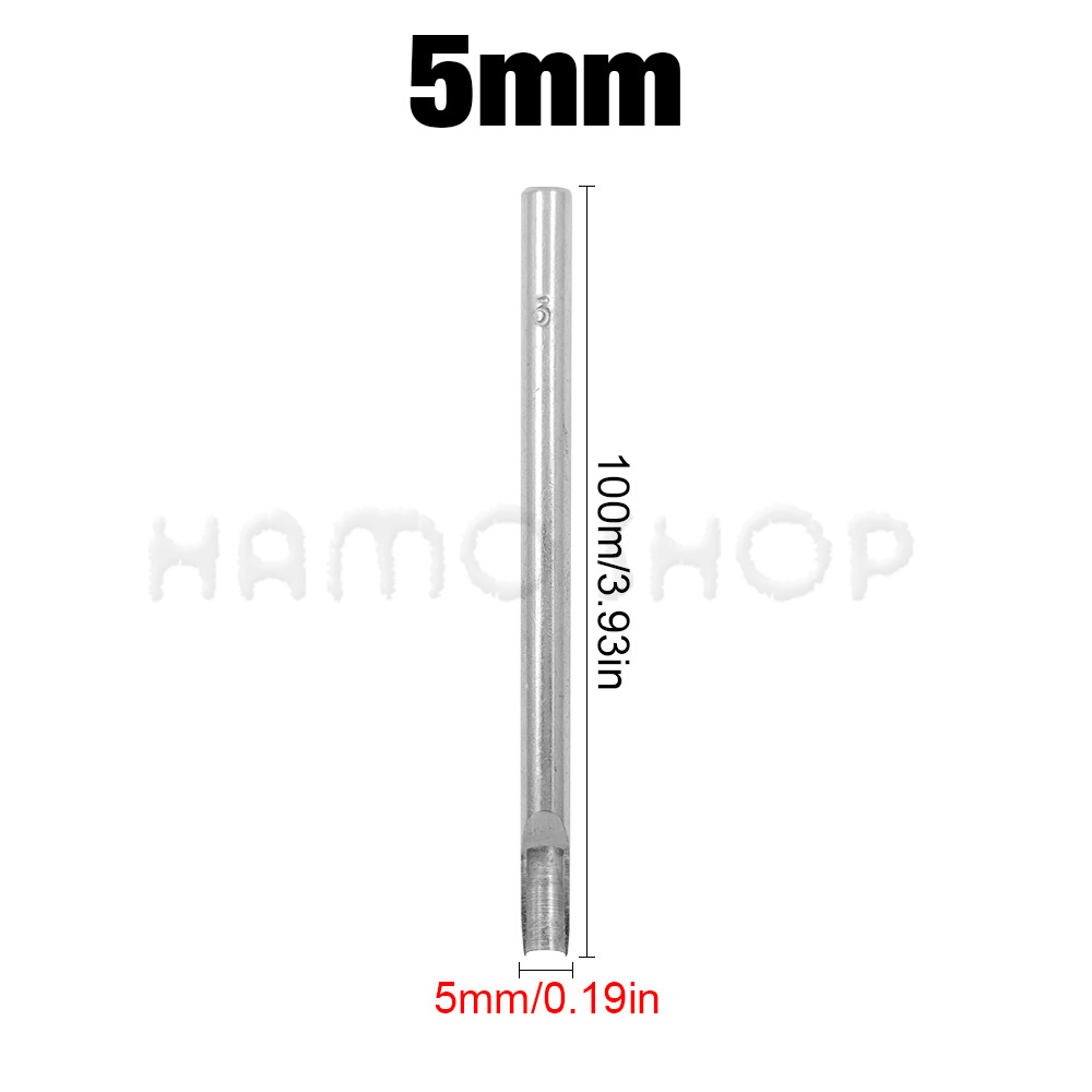 Punzón cortador semicircular, herramientas artesanales de cuero, herramientas artesanales hechas a mano, punzón en forma de arco para correa de cinturón, herramientas de cuero DIY, 1 ud.: Verde claro