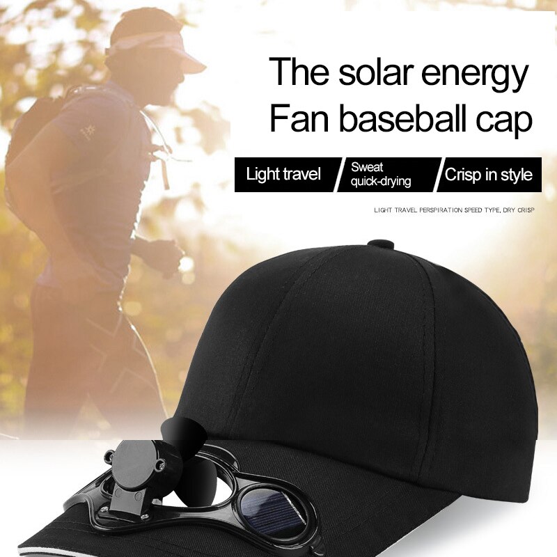 Zomer Fan Cool Zonnehoed Cap Solar Oplaadbare Ademend Schaduw Zonnebrandcrème Hoed Duurzame Outdoor Camping Zomer Tool