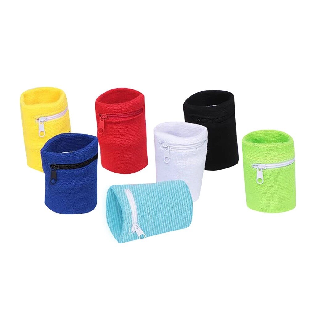 Sport Polsband Rits Pols Portemonnee Multifunctionele Running Bag Arm Band Zakken Sleutel Kaarten Opslag Fietsen Portemonnee Band Zweetband