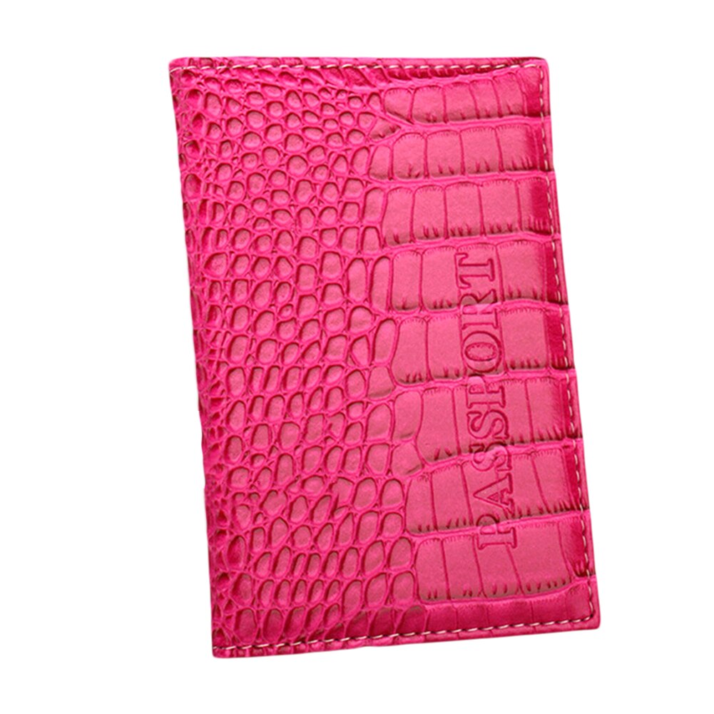 Passport Holder Protector Business Card Holder Passport Cover PU Leather Alligator Embossing Passport Holder Protector Wallet