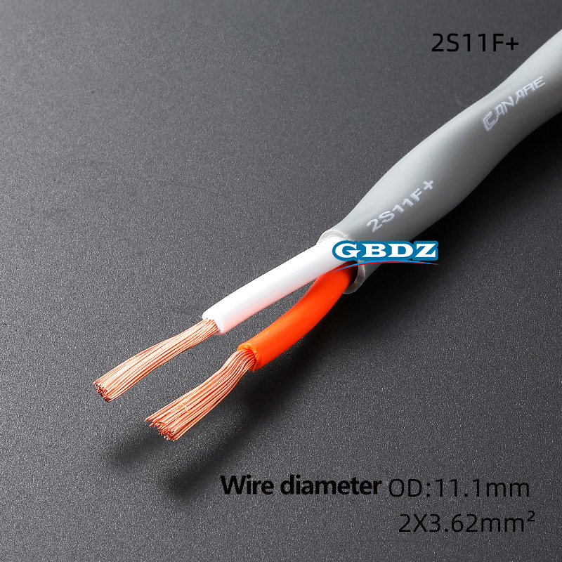 CANARE Speaker Cable 2S7F 2S9F 2S11F Super Supple 2 Core Audio Surround Oxygen Free Copper KTV stage Wire For Fixed Install: Blue / 2m