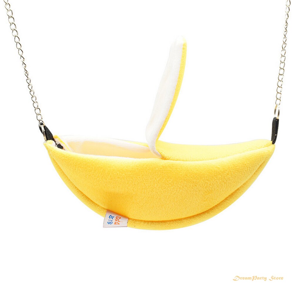 Hamster banan boet banan form hus hängmatta våningssäng hus leksaker bur för socker segelflyg hamster små djur fågel husdjur