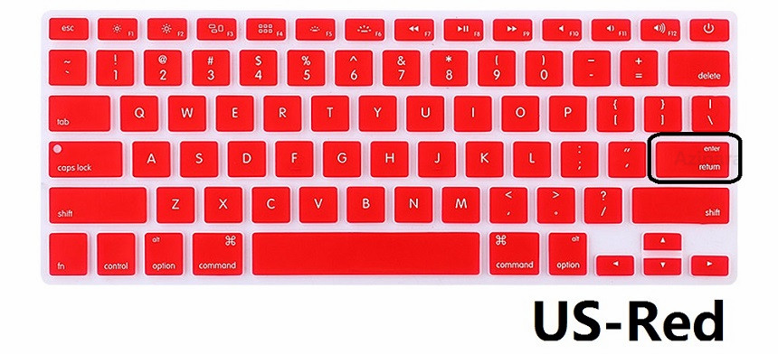 Pokrowiec na klawiaturę TPU do Macbook Pro 13 15 2015 Retina A1502 A1398 US EU English For Macbook Retina 13 15 Keyboard Protector: Brązowy
