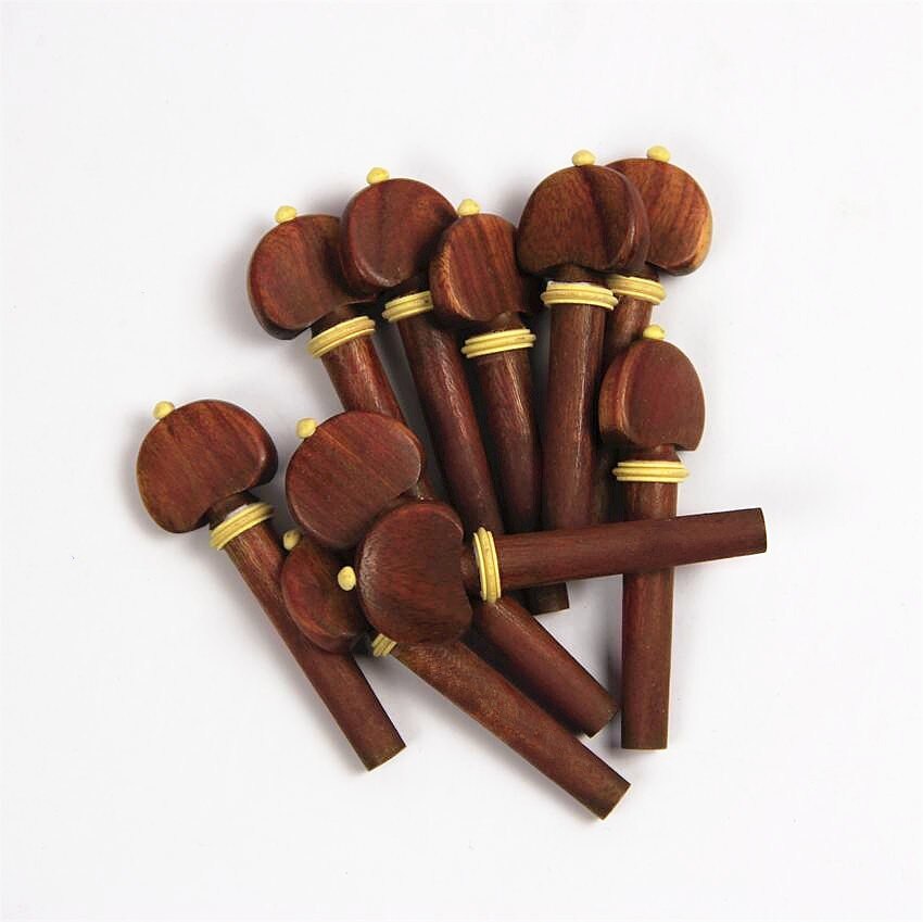 20 pieces 5 sets 4/4 violin jujube wood pegs Rosewood Pegs Ebony Pegs violin fittings parts accesorries