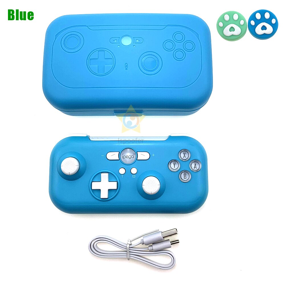 Bluetooth Wireless Controller Voor Nintendo Switch Met Dual Shock Vibaration Voor Schakelaar Bluetooth Draadloze Gamepads: Light Blue