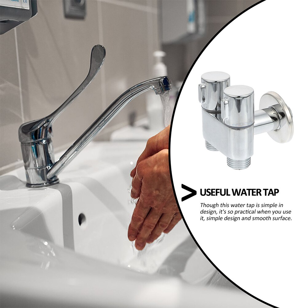 Water Shut Off Valves 1/2 Inch 3/4 Inch Threaded Toilet Faucet Valves Supply