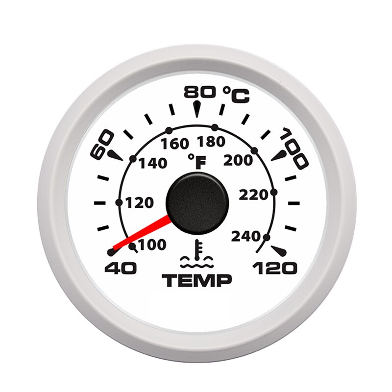 Digital Temperature Gauge For Car Thermometer 52 MM round mini Water temp Meter Indicator Car Boat With Back light Turbo Boost