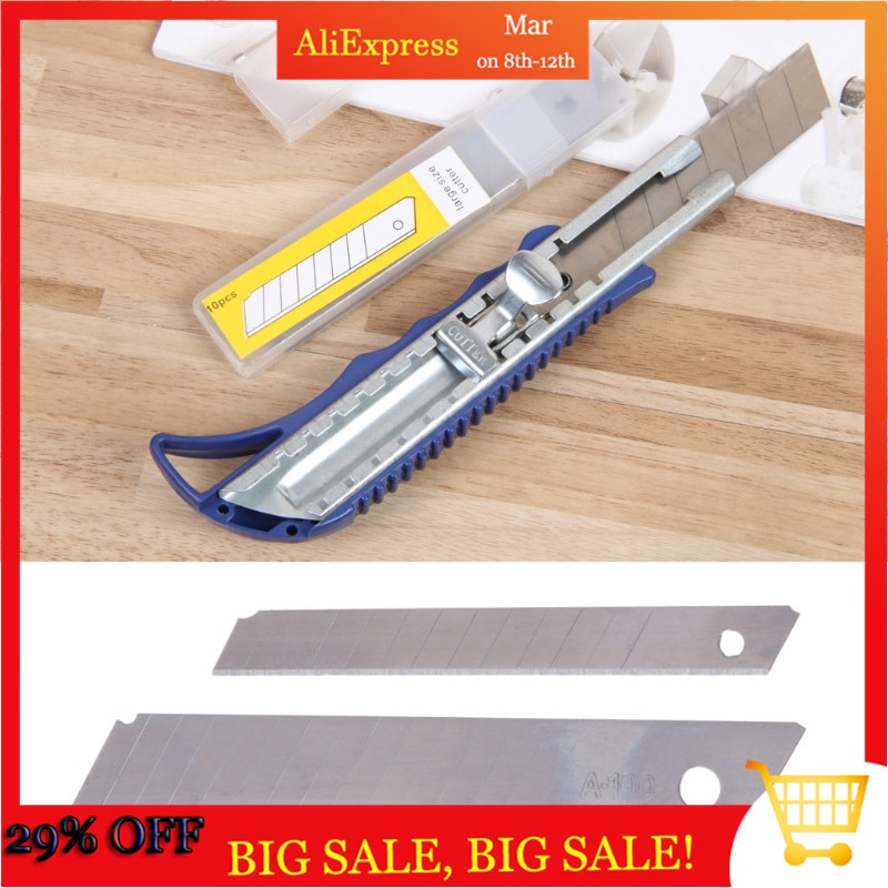 10 Pcs Boxcutter Snap off Replacement Blades 9/18mm Ceramic Utility Knife Blades Utility Knife Blades