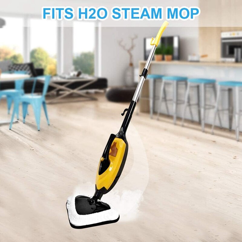 6 stk steam mopp pads erstatning pads tilbehør for steamboy  x5 h2o h20 s302 s001 skg 1500w steam mopp
