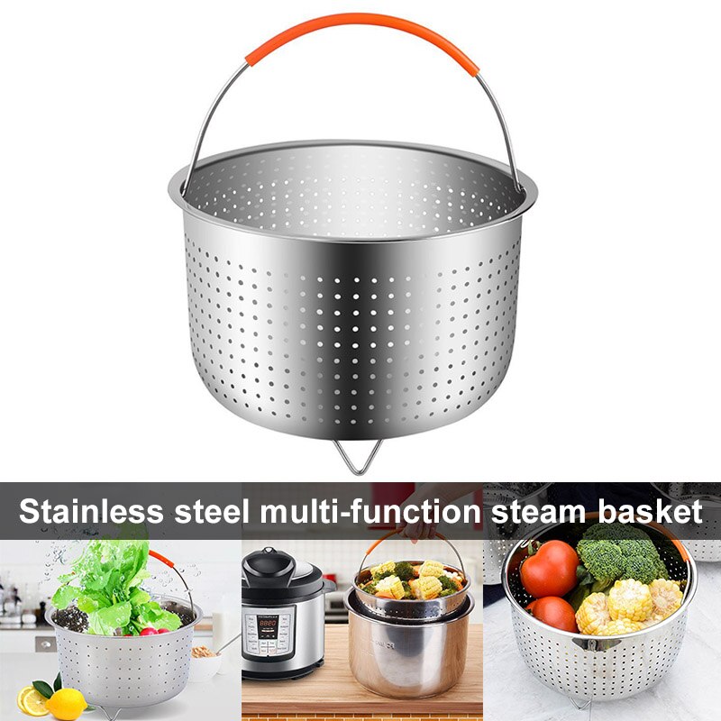 ZENFUN Roestvrijstalen stoompan met mand, 1,6 liter soeppan met glazen deksel, mini-stoompan, kookgerei met handvat voor groenten, sauzen voor fornuis, inductie, gas, elektrisch, grill