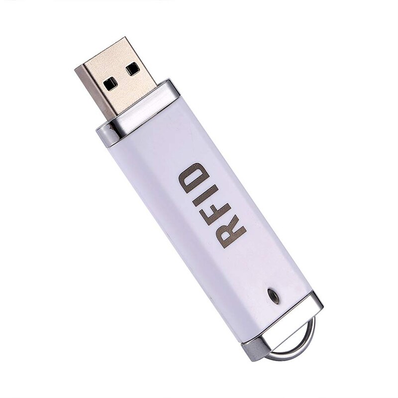 Portable MINI USB RFID IC ID Card Reader 125KHz TK4100 Chip Proximity 13.56MHz S50 S70 NFC Tag Scanner Play and Plug White