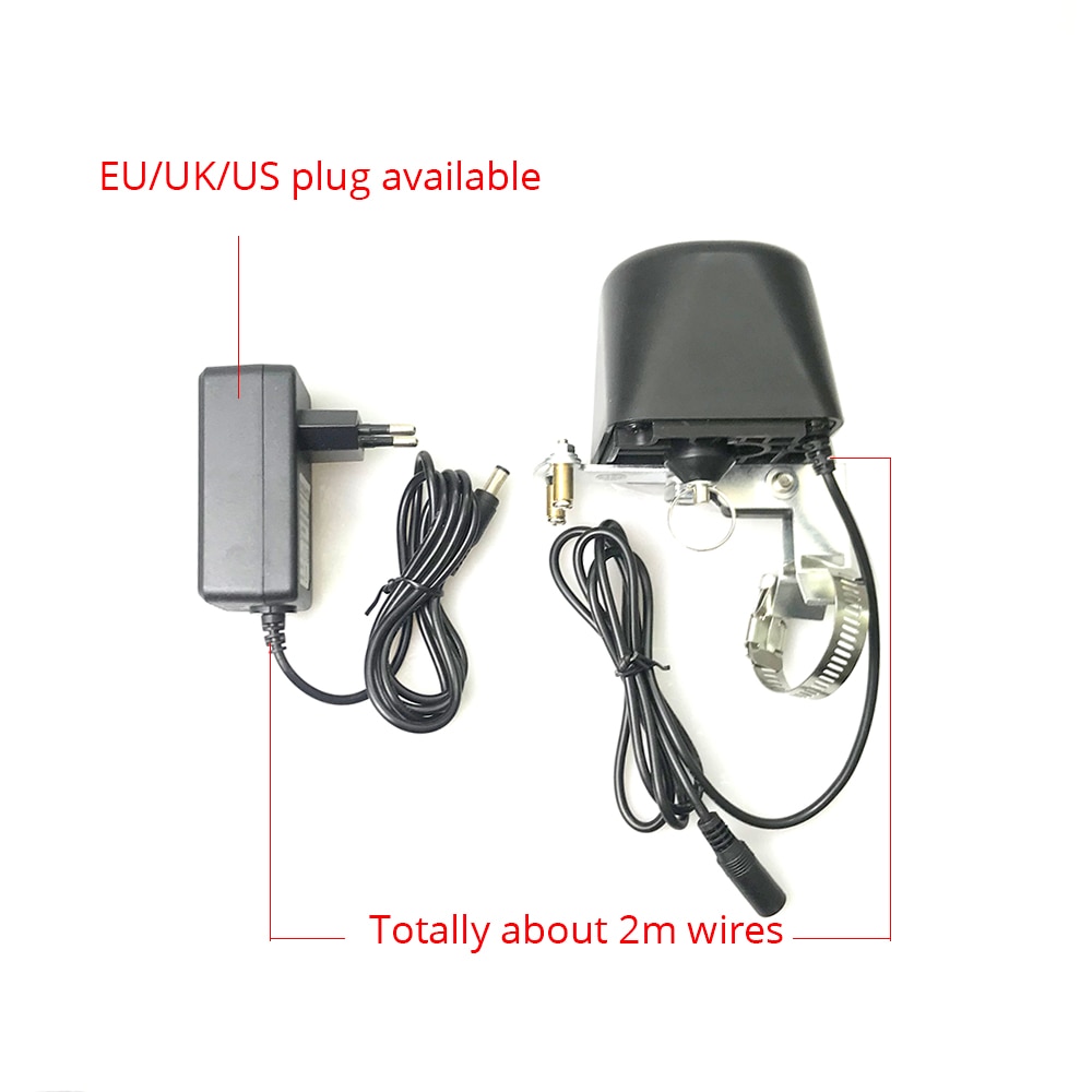 Tuya Zigbee Smart Draadloze Controle Gas Water Klep Smart Home Automation Controle Valve Voor Gas Werken Met Alexa, google Assistent