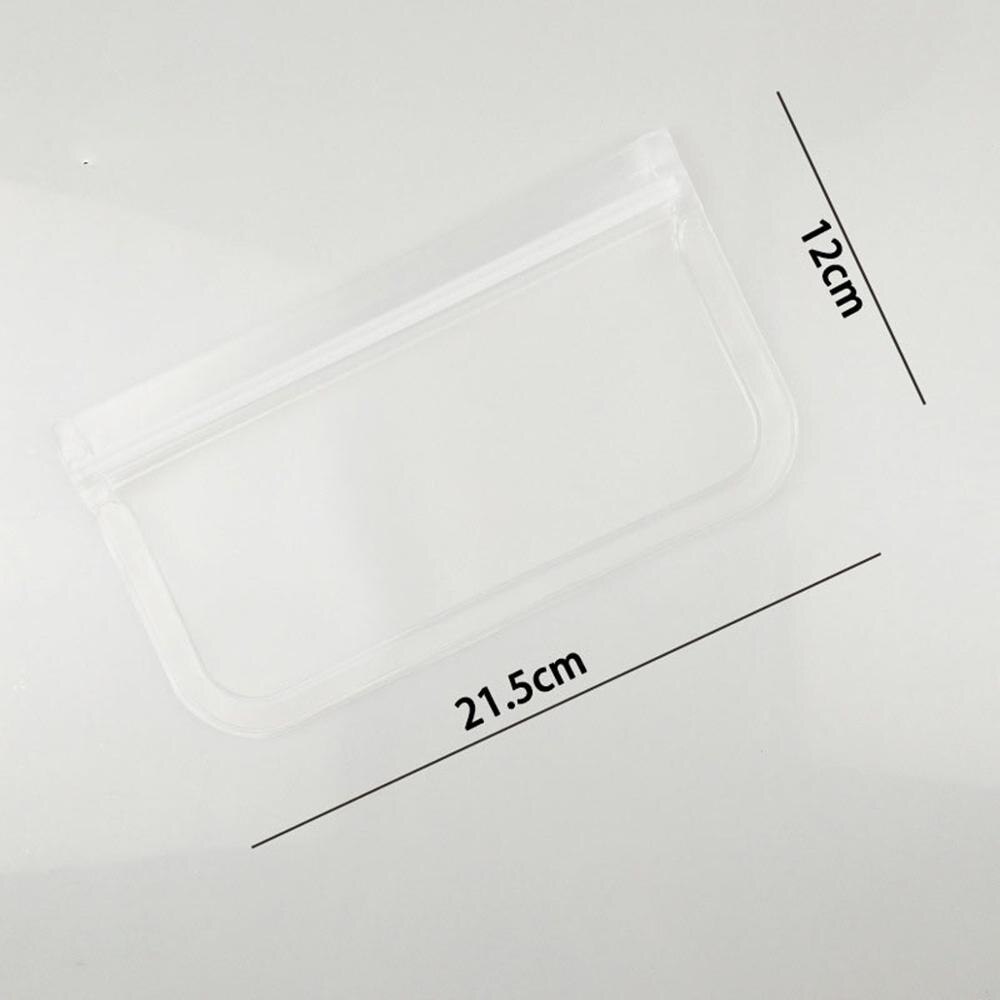 Bolsas reutilizables de silicona para almacenamiento de alimentos, contenedores de silicona a prueba de fugas, de grado alimenticio, 1 Uds.: S