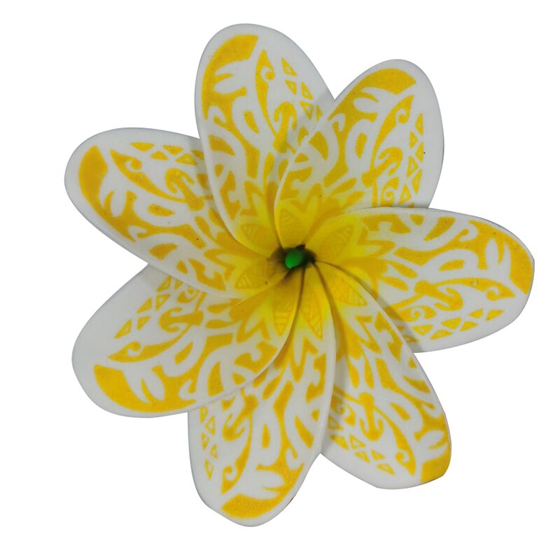 10 stk/sæt bryllup kunstige æg blomster jul hawaii sommerfest strand diy hjemmedekoration hula pige hår tilbehør: Xhm 0164