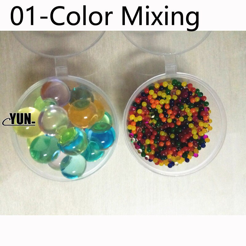 5000PCS Pearl Shaped Hydrogel Crystal Soil Water Beads Bio Gel Mud Grow Magic Jelly Balls Orbiz ForHome Wedding Decor 6D: Mixing