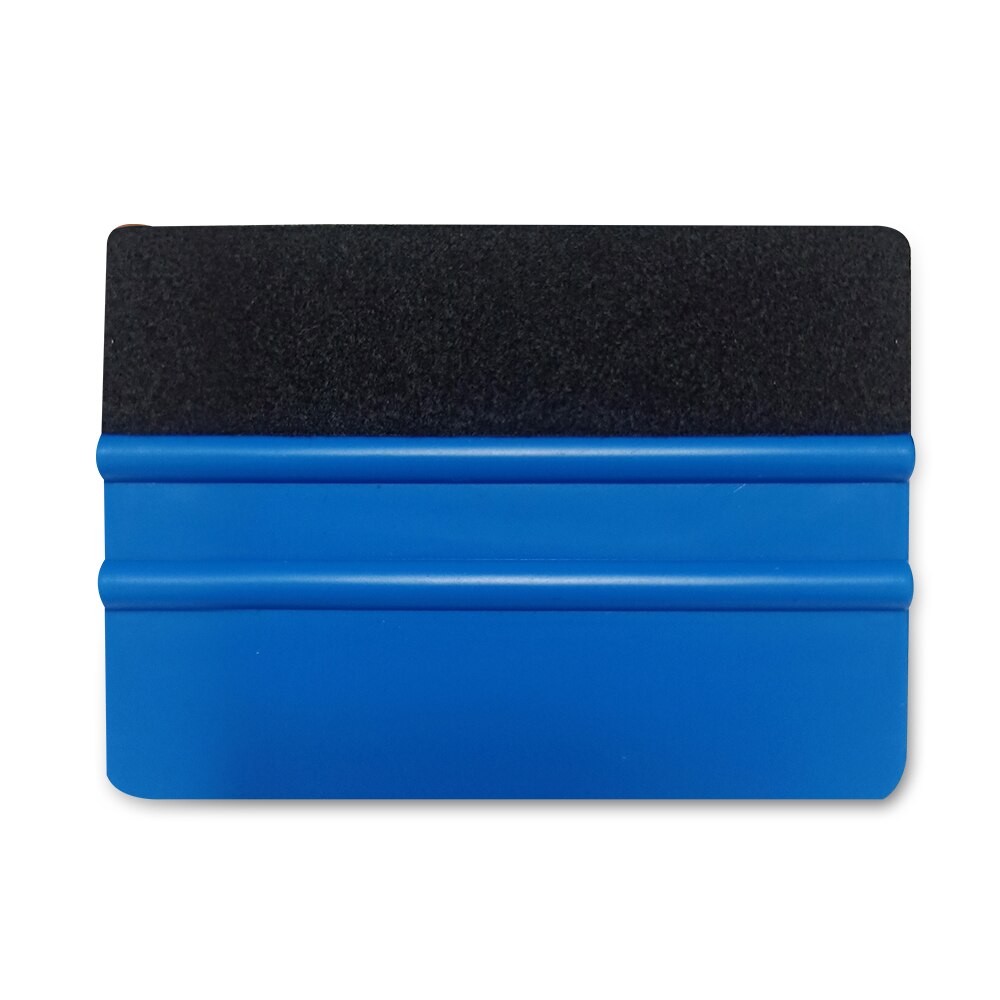 5pcs/set 10*7cm Car Wrap Scraper Decal Tool Plastic Wrapping Squeegee Applicator Felt Edge Scraper kit accessories