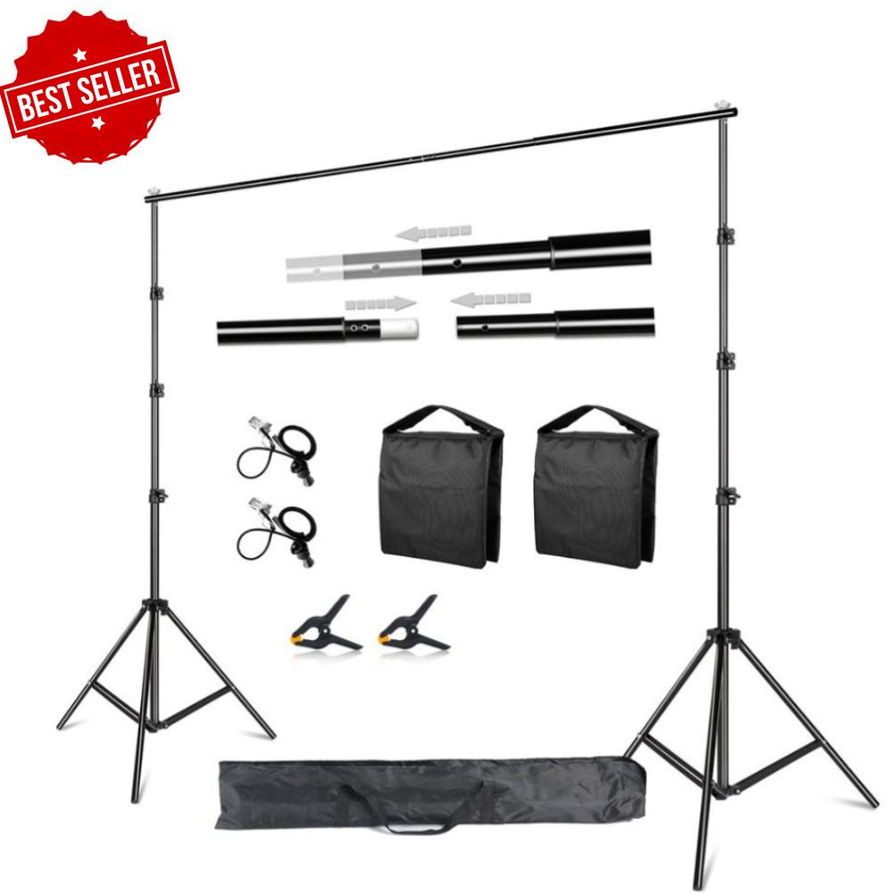 Stojak na tło Tło do zdjęć Studio Light Statyw Fotografia Zielony ekran Tła Urodziny ChromaKey Torby obciążające