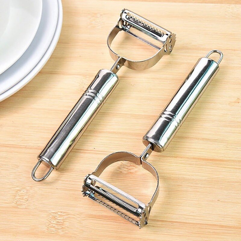 Kitchen Accessories Cooking Tools Multifunction Stainless Steel Julienne Peeler Vegetable Peeler Double Planing Grater