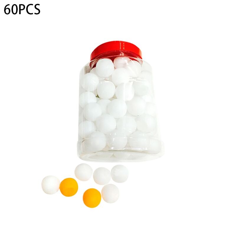 Training Plastic Ping Pong Balls For Players Training 60pcs/set 40mm PVC Table Tennis Balls: White