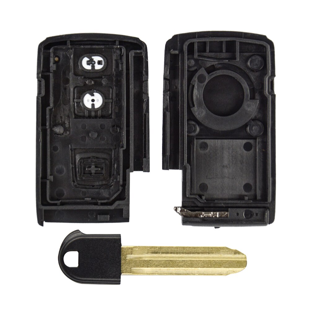 OkeyTech Remote Car Key Shell For Toyota Prius 2004 Corolla Verso Camry 2/3 Button Replacement Smart Car Key Case Cover Fob