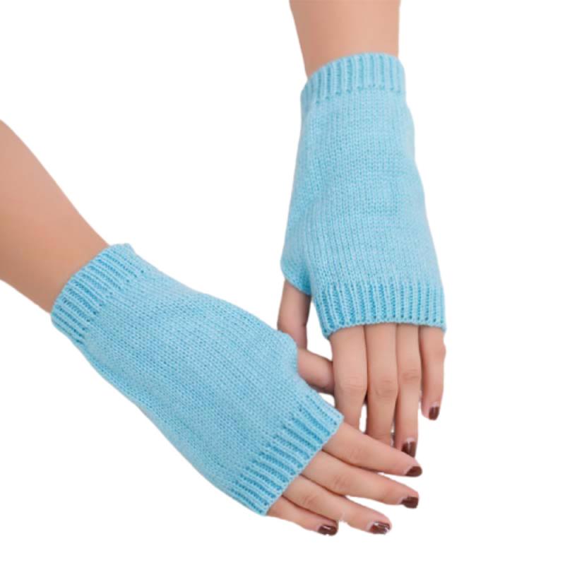 1 Paar Winter Gebreide Handschoenen Vrouwelijke Vingerloze Handschoenen Zonder Vingers Vrouwen Kasjmier Warme Winter Handschoenen Hand Pols Warmer: 10