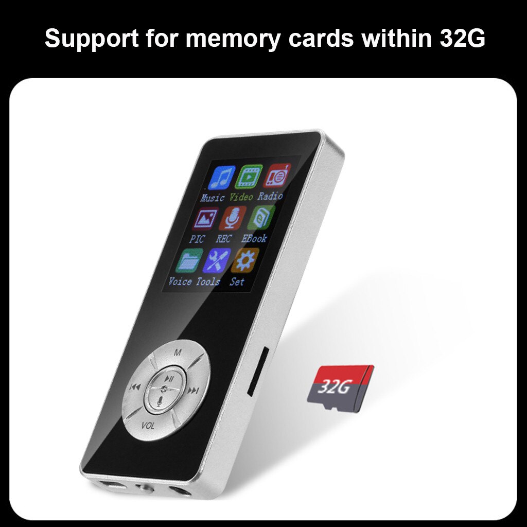 sport Bluetooth MP3 odtwarzacz MP4 mediów FM radio z nagrywaniem HIFI sportowe głośniki muzyczne e-książka nagrywania 250mAh baterii antypoślizgowe Mp3