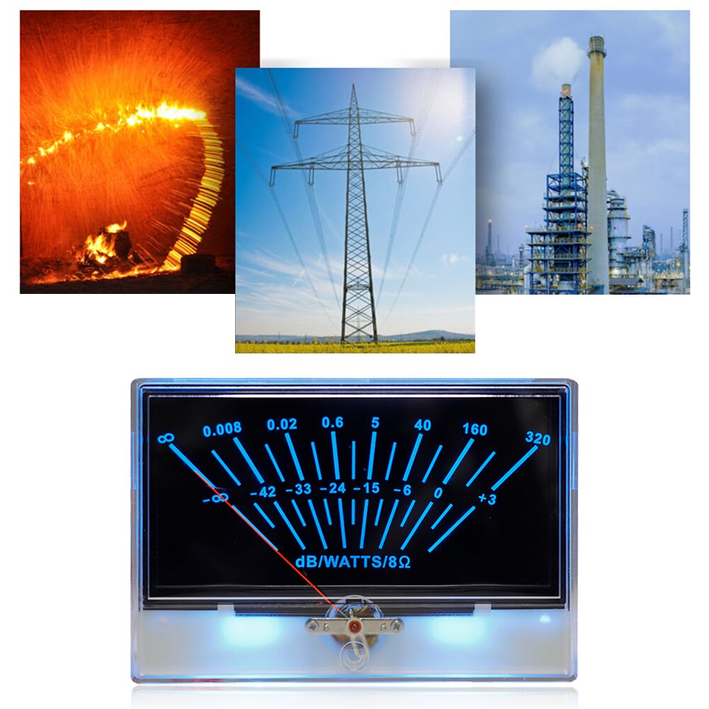 P-134 Pointer VU Meter Power Amplifier High-precision DB Level Audio Power Meter with Backlight for Speaker Amplifier