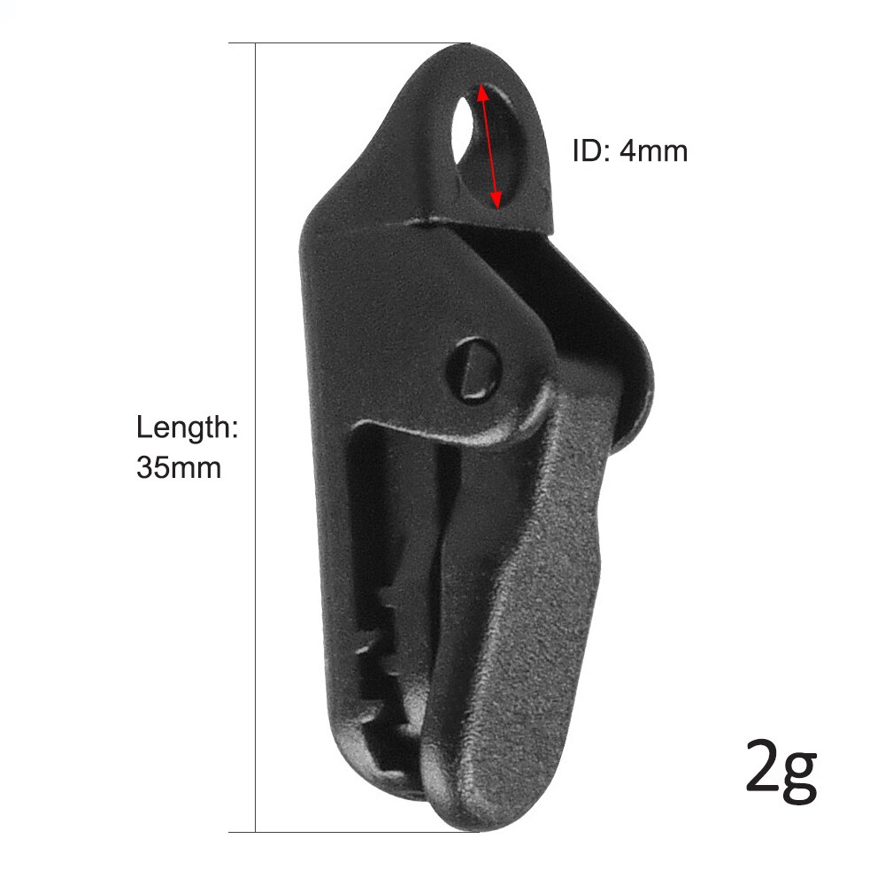 10/20 stk presenning fortelt klemme clips telt snaps bøjler camping telt stram lås greb klemme med karabinhage til udendørs camping