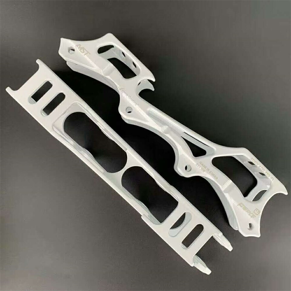 Vippede / flad type rulleskøjter ramme 219mm 231mm 243mm banan gynge base , 6019 aluminiumslegering cnc til seba fsk slalom